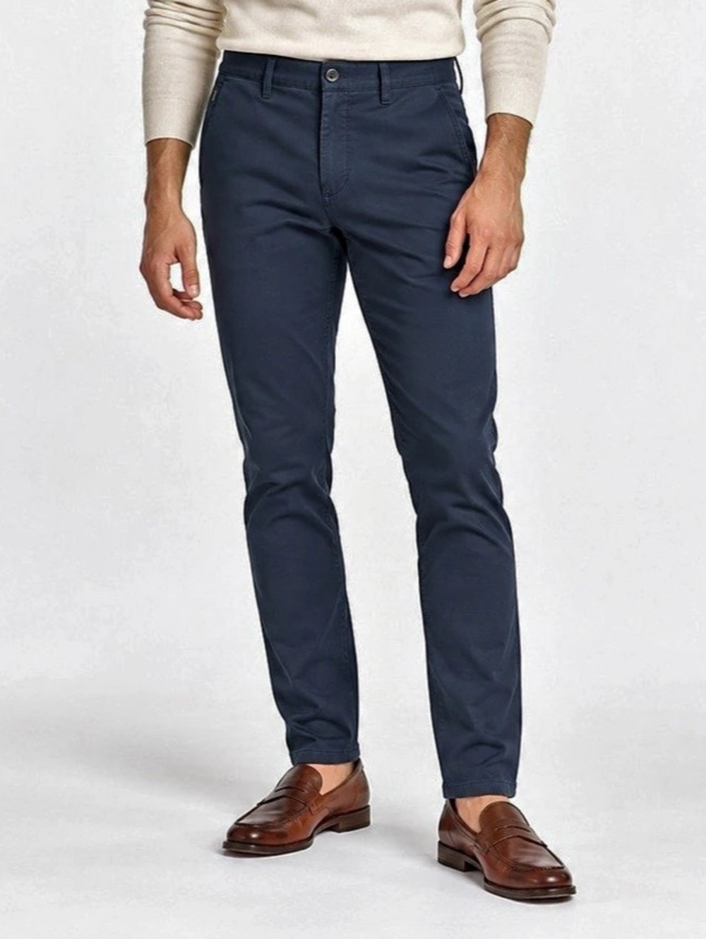 True Classic Men’s Navy Slim Fit Stretch Chino Pants 32x30